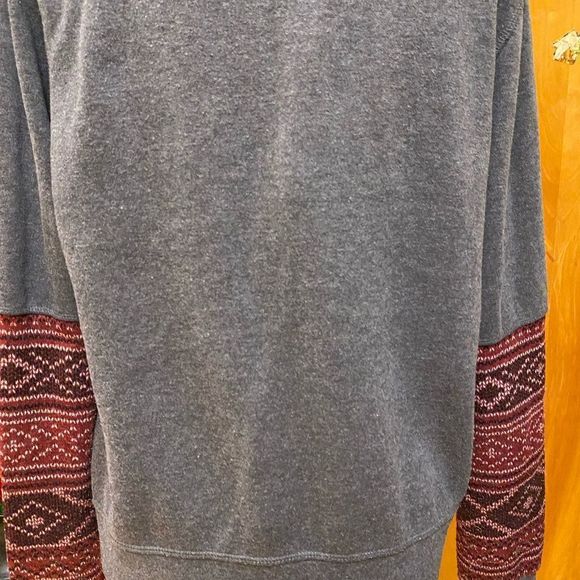 VTG CABIN FEVER WOMEN (EN) LARGE GRAY/ RED two size SWEATER, - Picture 11 of 16